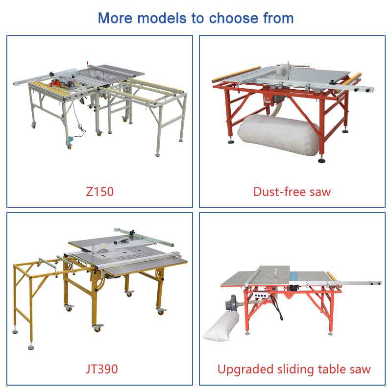 Scie à panneaux à table coulissante sans poussière de précision Z130
